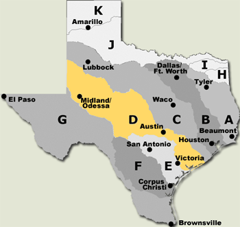 Colorado & Lavaca Bays Area