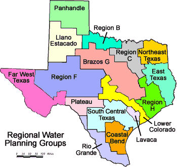 Texas Water Regions